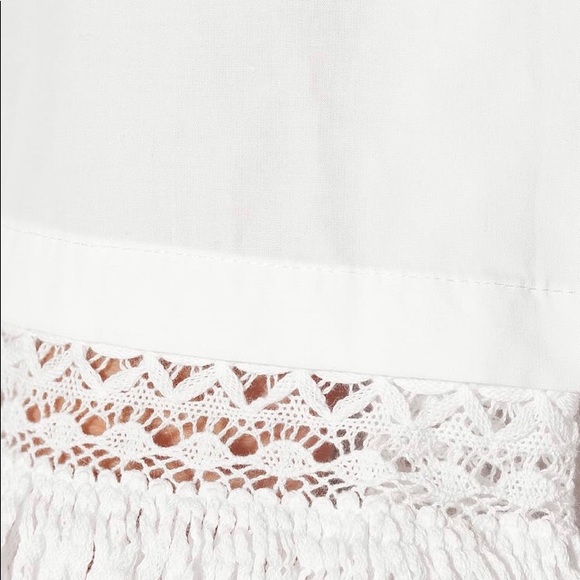 TORY BUCH Sophie WHite Blouse Tunic Size 0